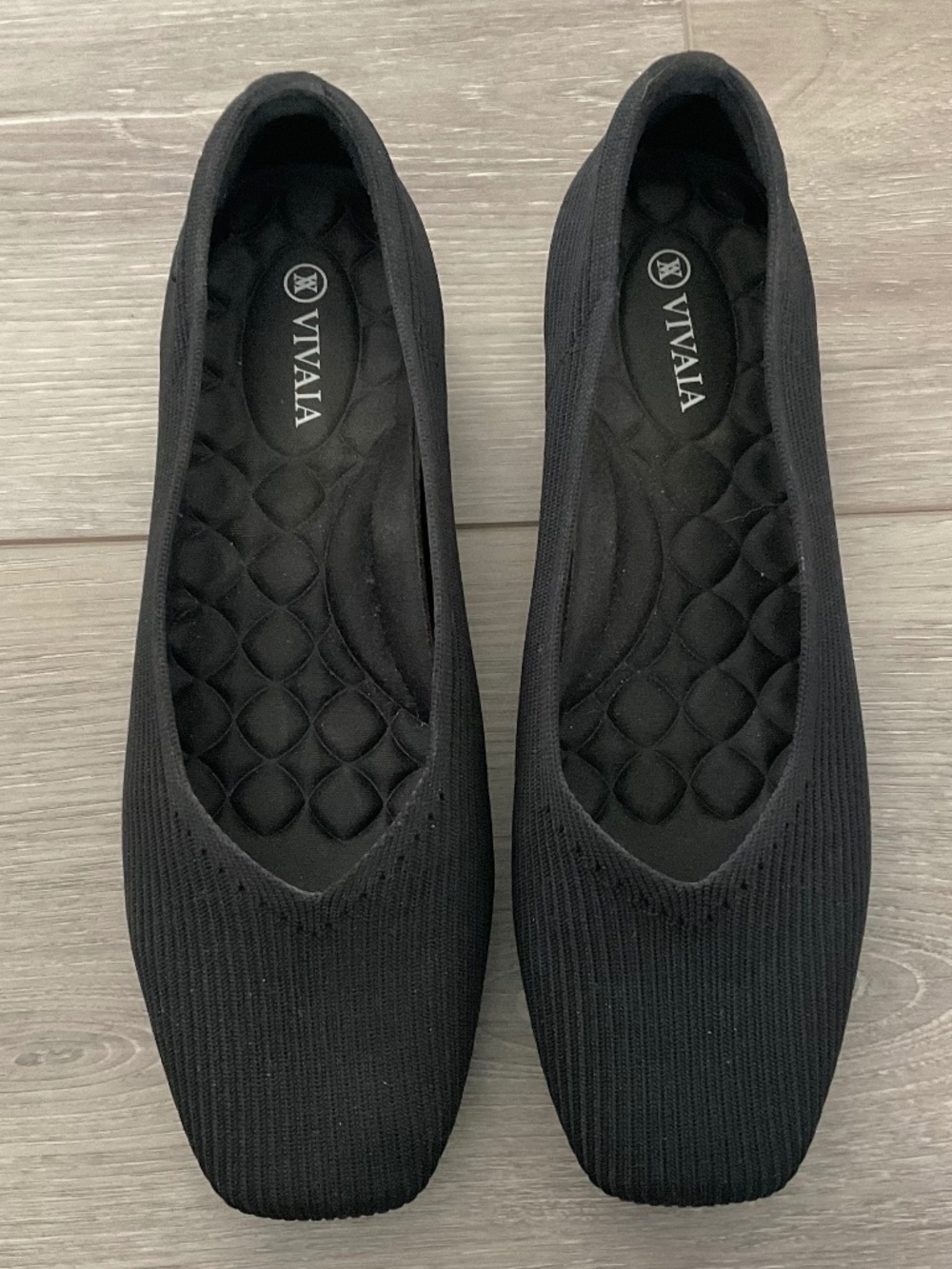 VIVAIA Margo Walker V-Cut Square Toe in Black Size EU 40